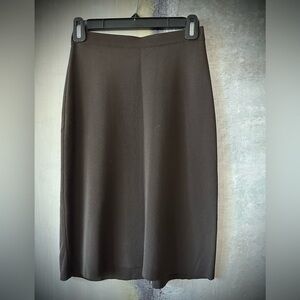 SALVATORE FERRAGAMO Vintage 90’s Brown Pencil Skirt, XS